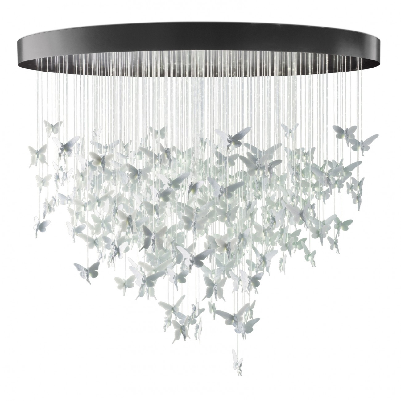 Lladró Niagara White Chandelier