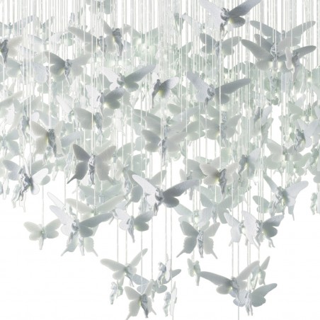 Lladró Niagara White Chandelier