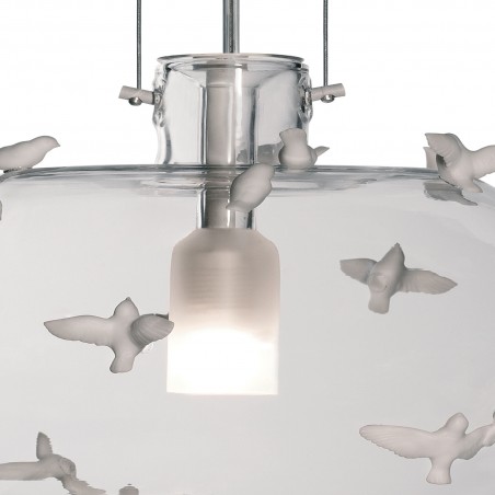 Lladró Freeze Frame Birds Hanging Lamp
