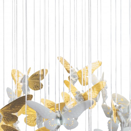 Lladró Niagara Chandelier Oro