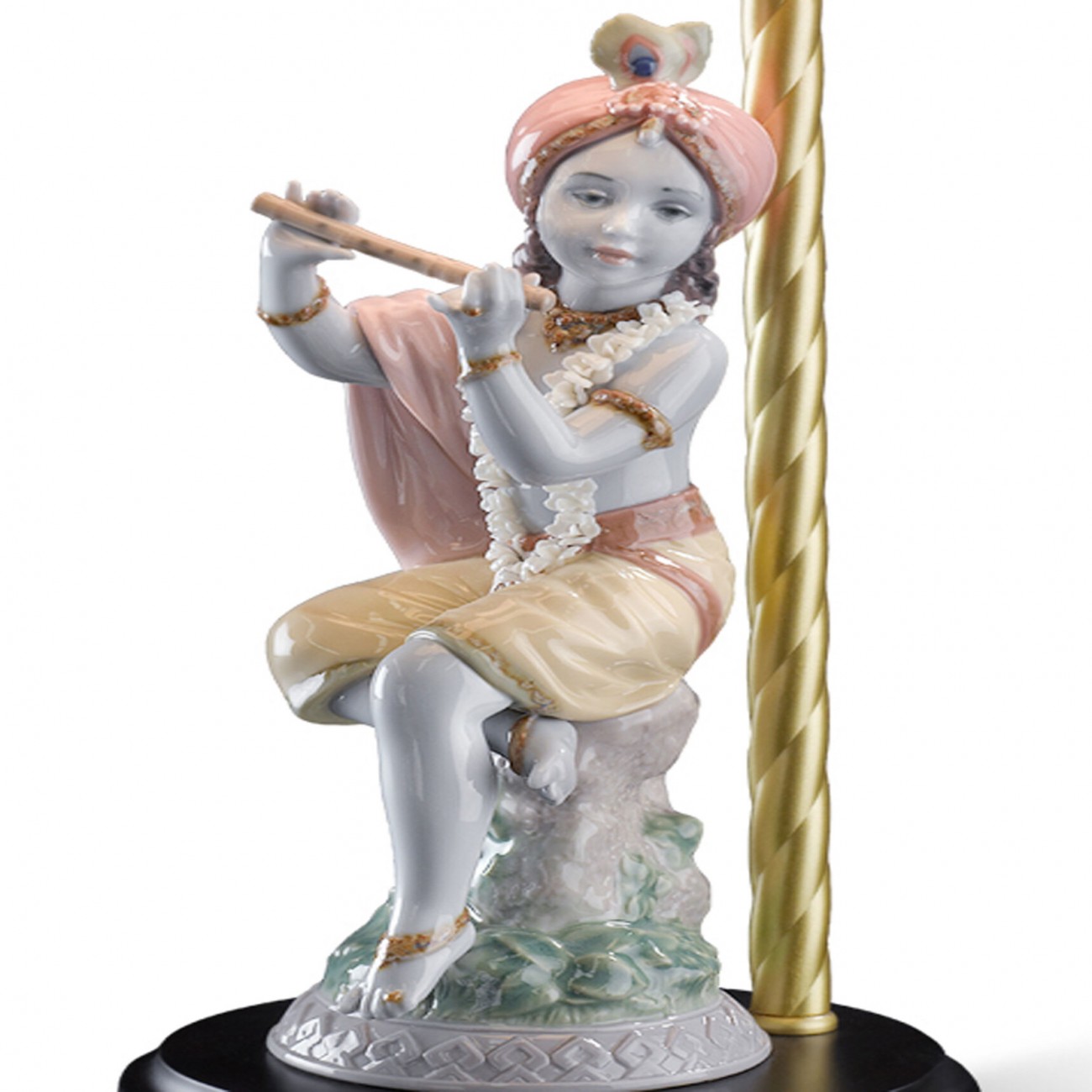 Lladró Lord Krishna Table Lamp