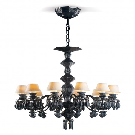 Lladró Belle de Nuit 12 luci Chandelier