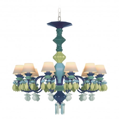 Lladró Belle de Nuit 12 luci Chandelier