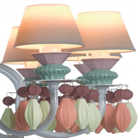 Lladró Belle de Nuit 12 luci Chandelier