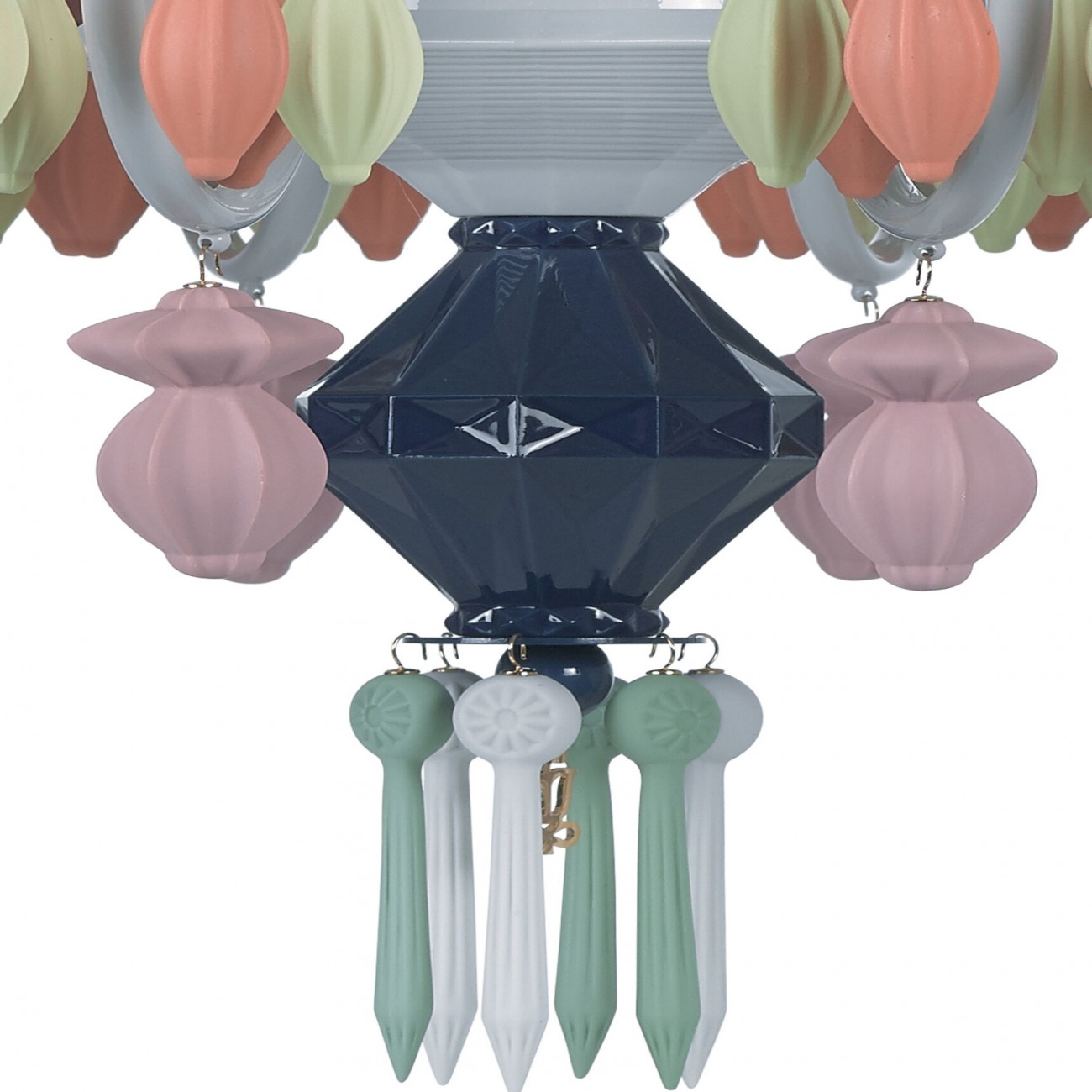 Lladró Belle de Nuit 12 luci Chandelier