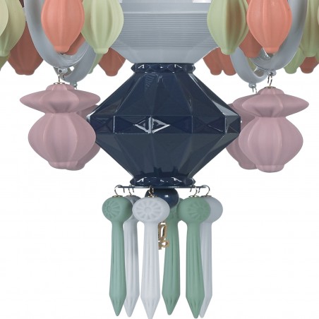 Lladró Belle de Nuit 12 luci Chandelier