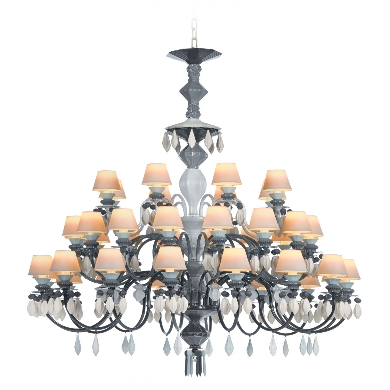 Lladró Belle De Nuit 40 luci Chandelier