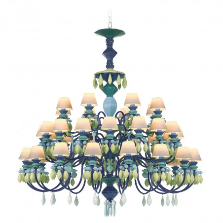 Lladró Belle De Nuit 40 luci Chandelier