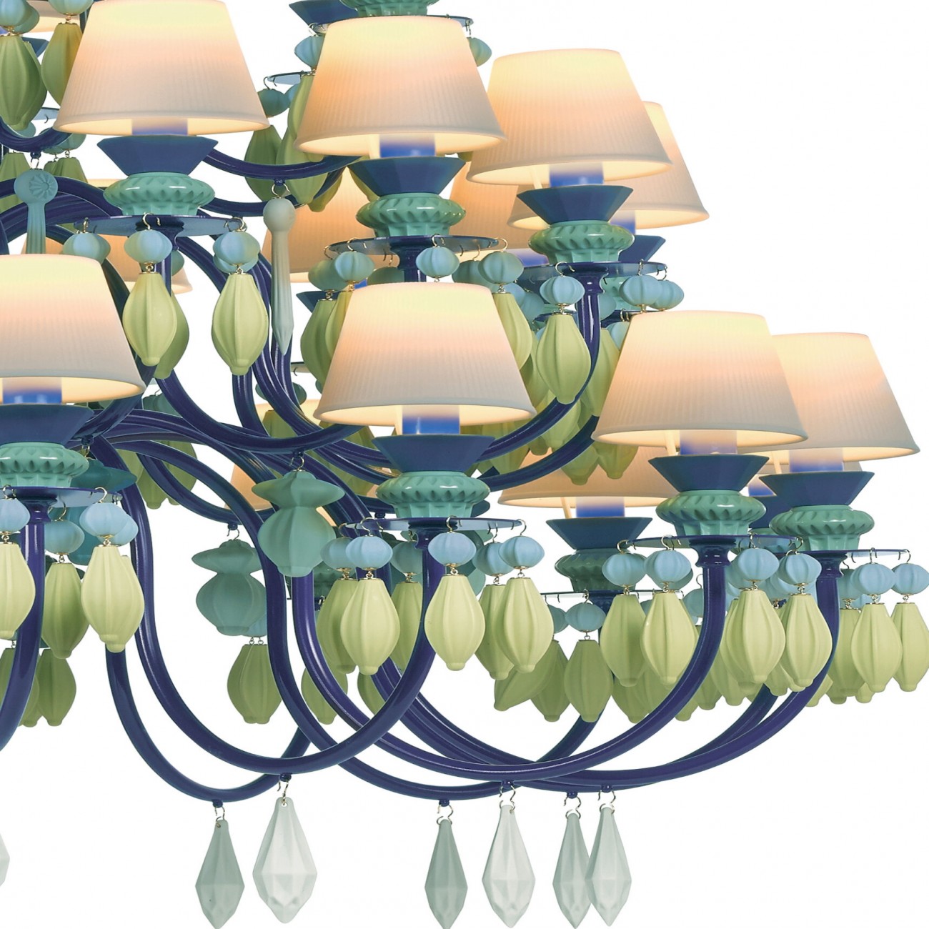 Lladró Belle De Nuit 40 luci Chandelier