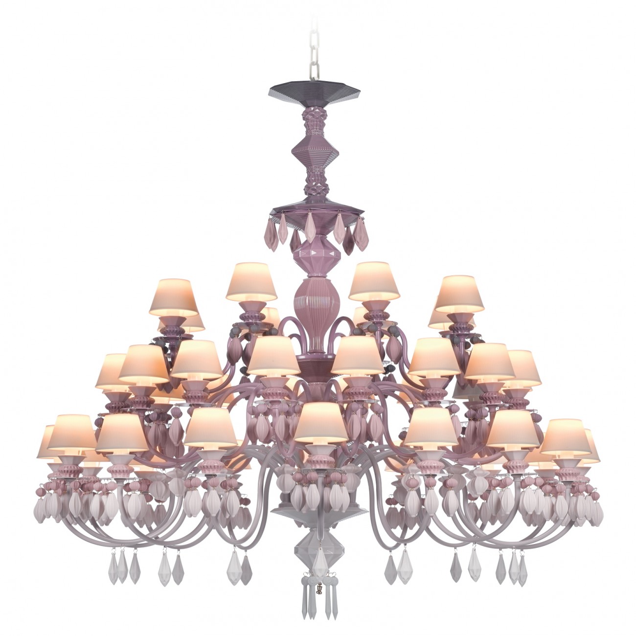 Lladró Belle De Nuit 40 luci Chandelier