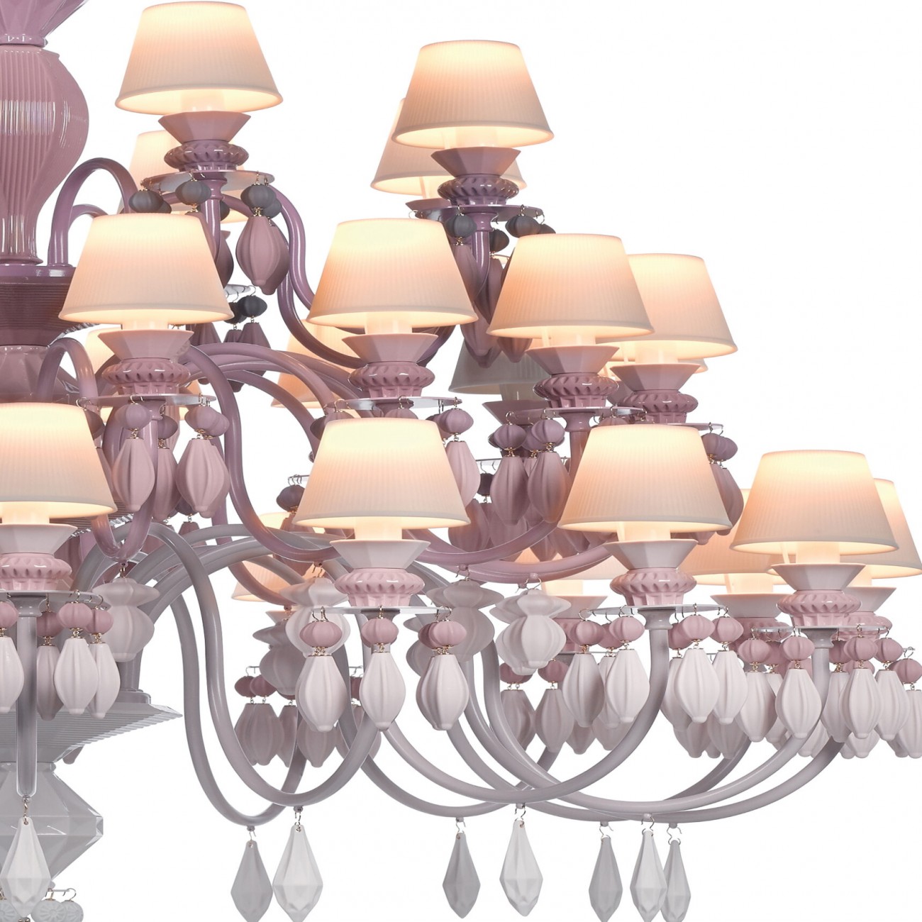 Lladró Belle De Nuit 40 luci Chandelier