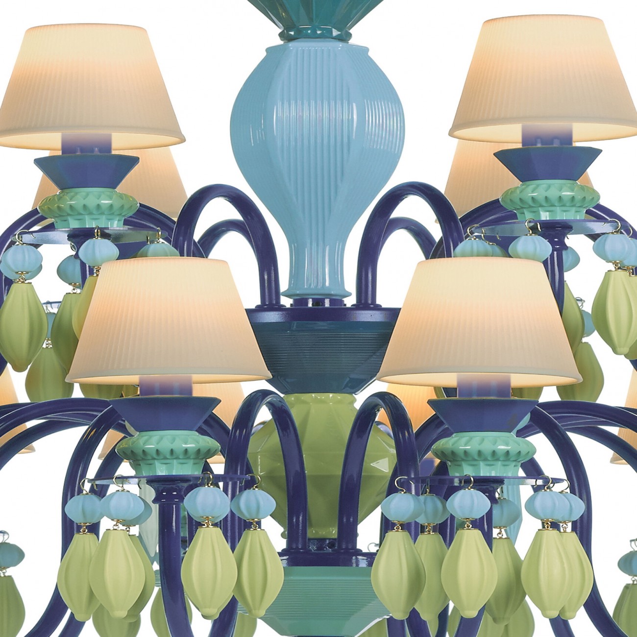 Lladró Belle De Nuit 24 Luci Chandelier