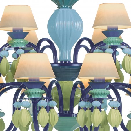 Lladró Belle De Nuit 24 Luci Chandelier