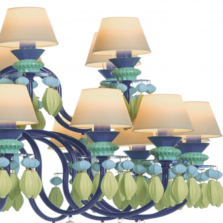 Lladró Belle De Nuit 24 Luci Chandelier