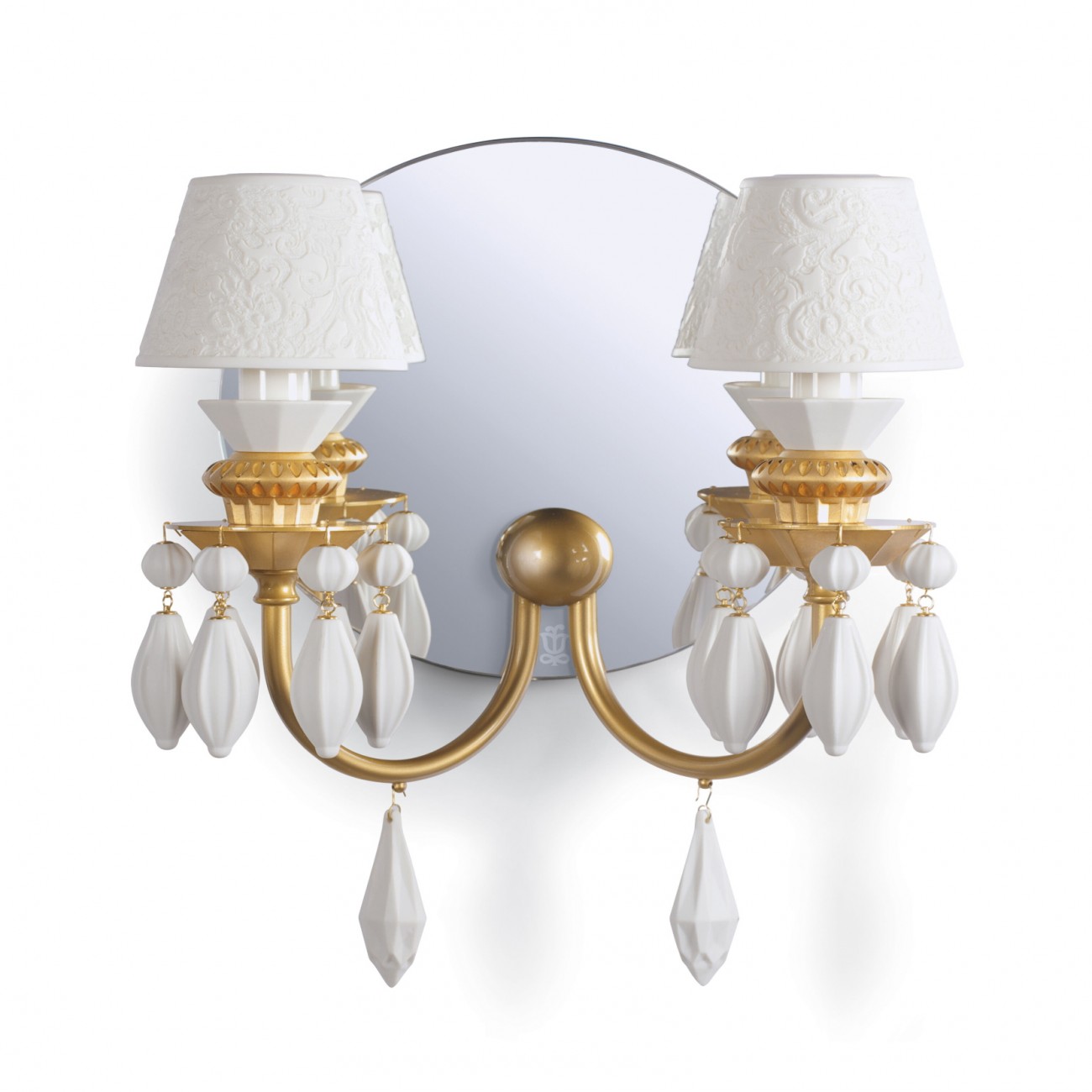 Lladró Belle de Nuit Applique murale 2 lumières