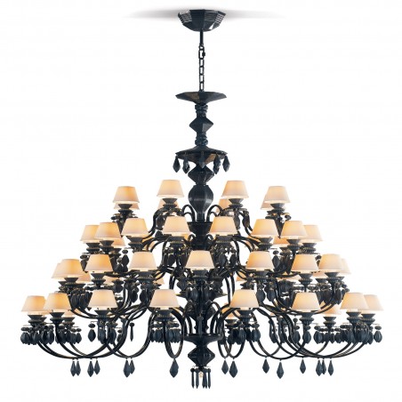 Lladró Belle de Nuit 56 Lights Chandelier.