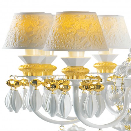 Lladró Winter Palace 12 Lights Chandelier