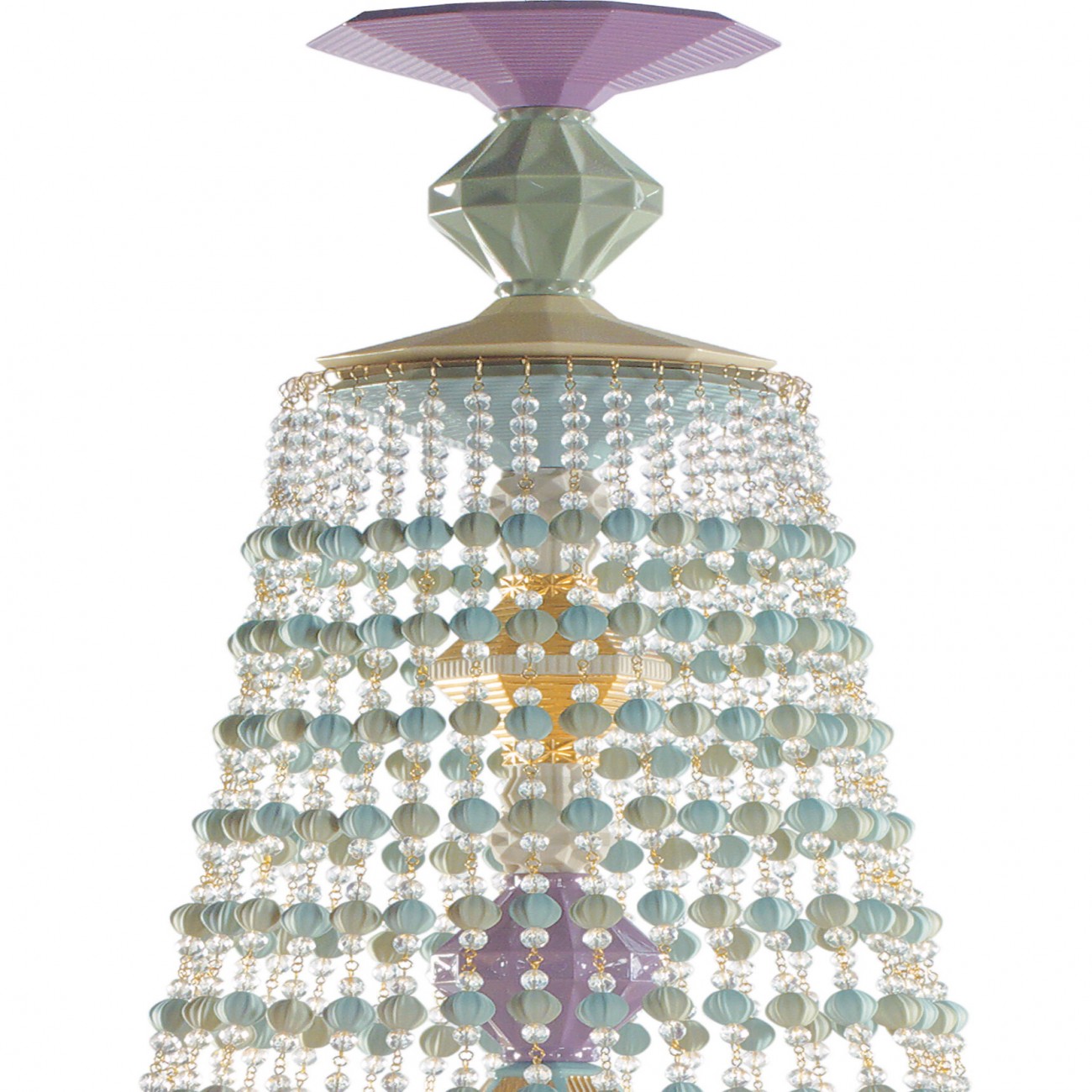 Lladró Winter Palace 12 Lights Chandelier