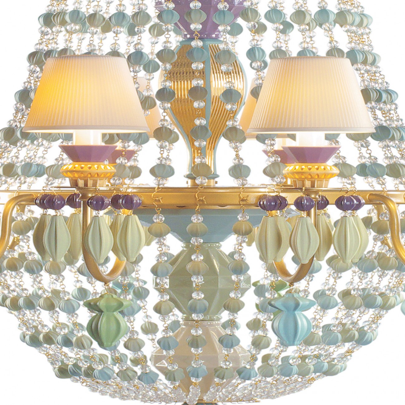 Lladró Winter Palace 12 Lights Chandelier