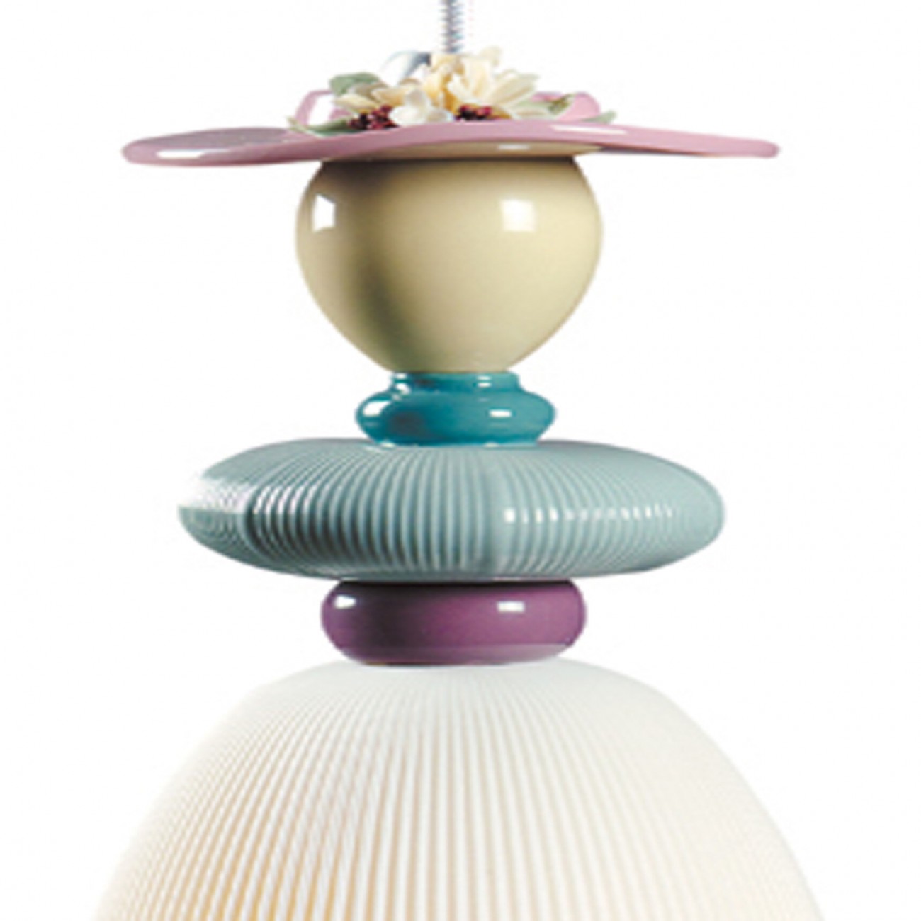 Lladró Mademoiselle Célia Ceiling Lamp