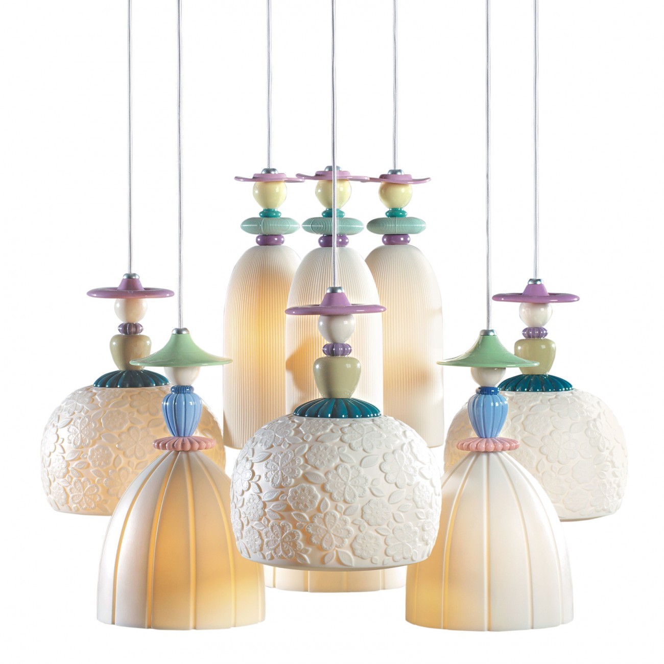 Lladró Mademoiselle Seaside Dreams Chandelier