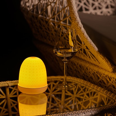 Lladró Wicker Dome Lampada da tavolo