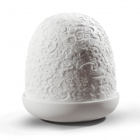 Lladró Lace Dome Lampada da tavolo