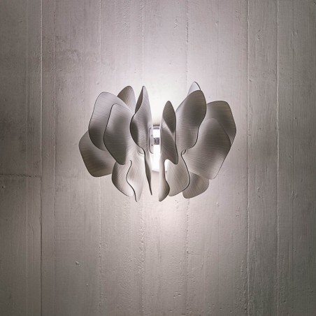 Lladró Nightbloom Wall Sconce. White.