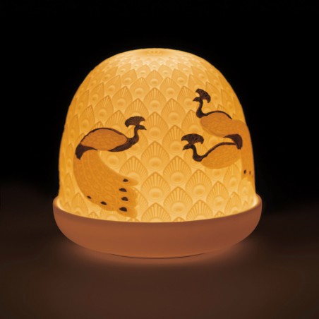 Lladró Peacocks Dome Table Lamp