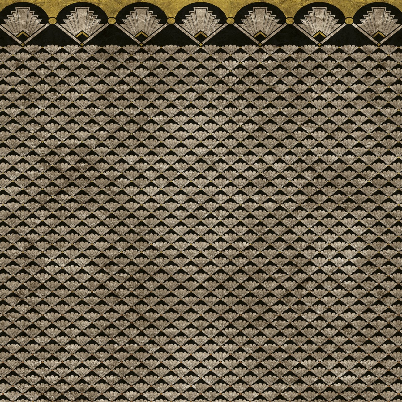 Devon&Devon Empire Black&White Gold Leaf