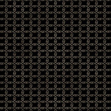 Devon&Devon Knot White&Black Gold Leaf