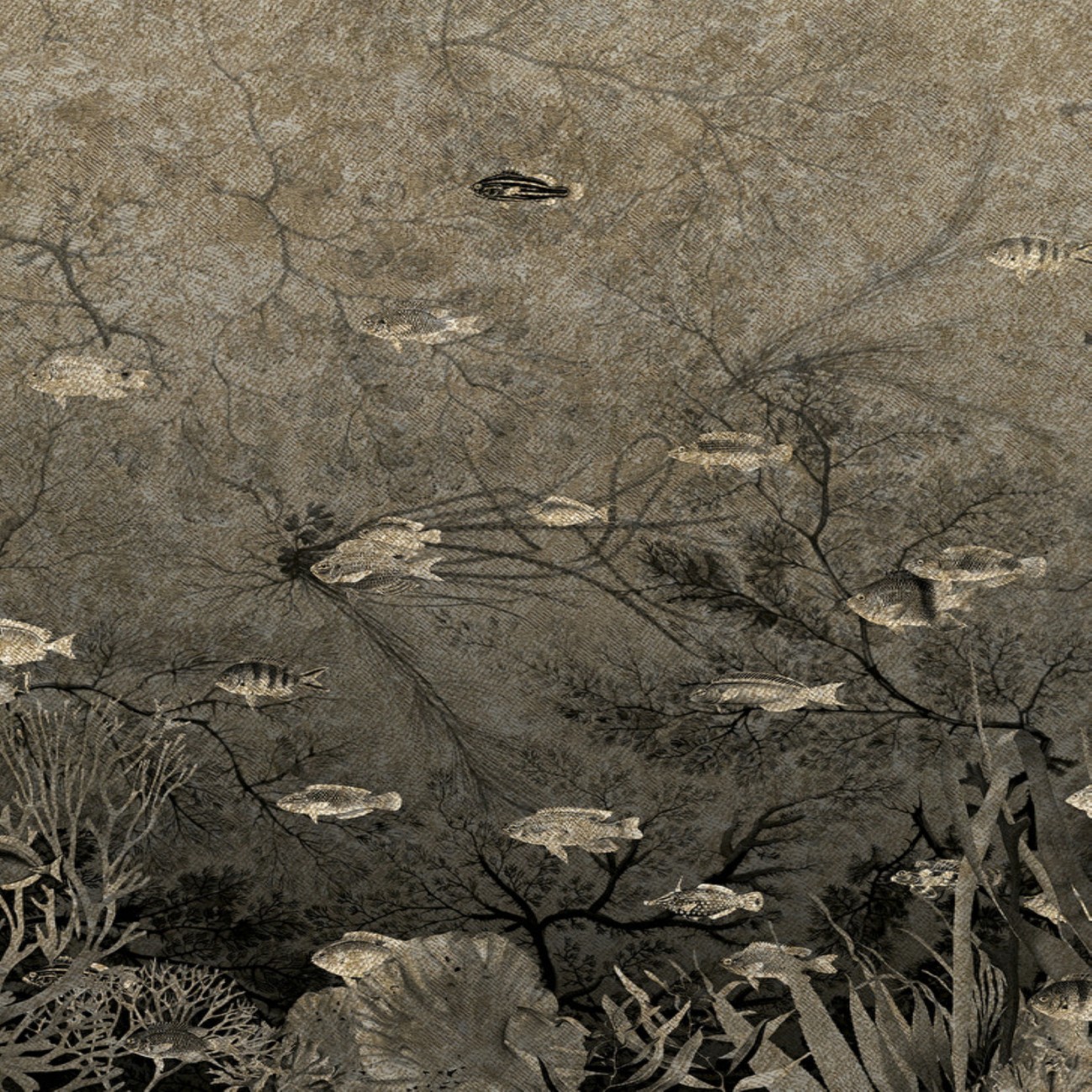 Devon&Devon Samoa Black&White Antique Gold