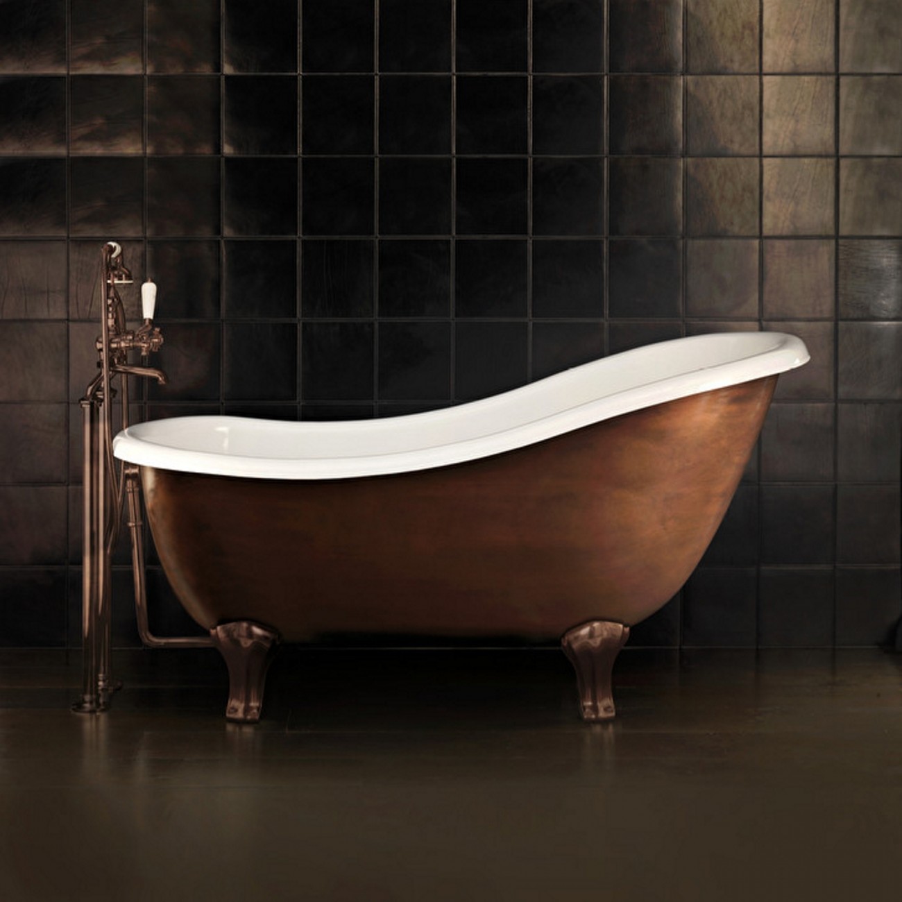 Devon&Devon REGINA COPPER EFFECT Freestanding Bathtub