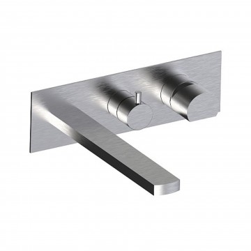 F.LLI FRATTINI built-in bath mixer with 2-way BORGIA 316 INOX