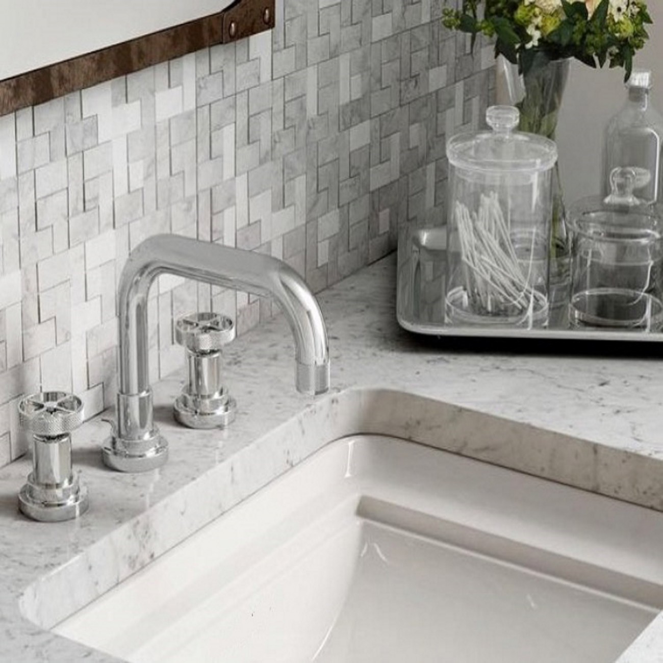 Officina Nicolazzi Arena Battery washbasin automatic discharge