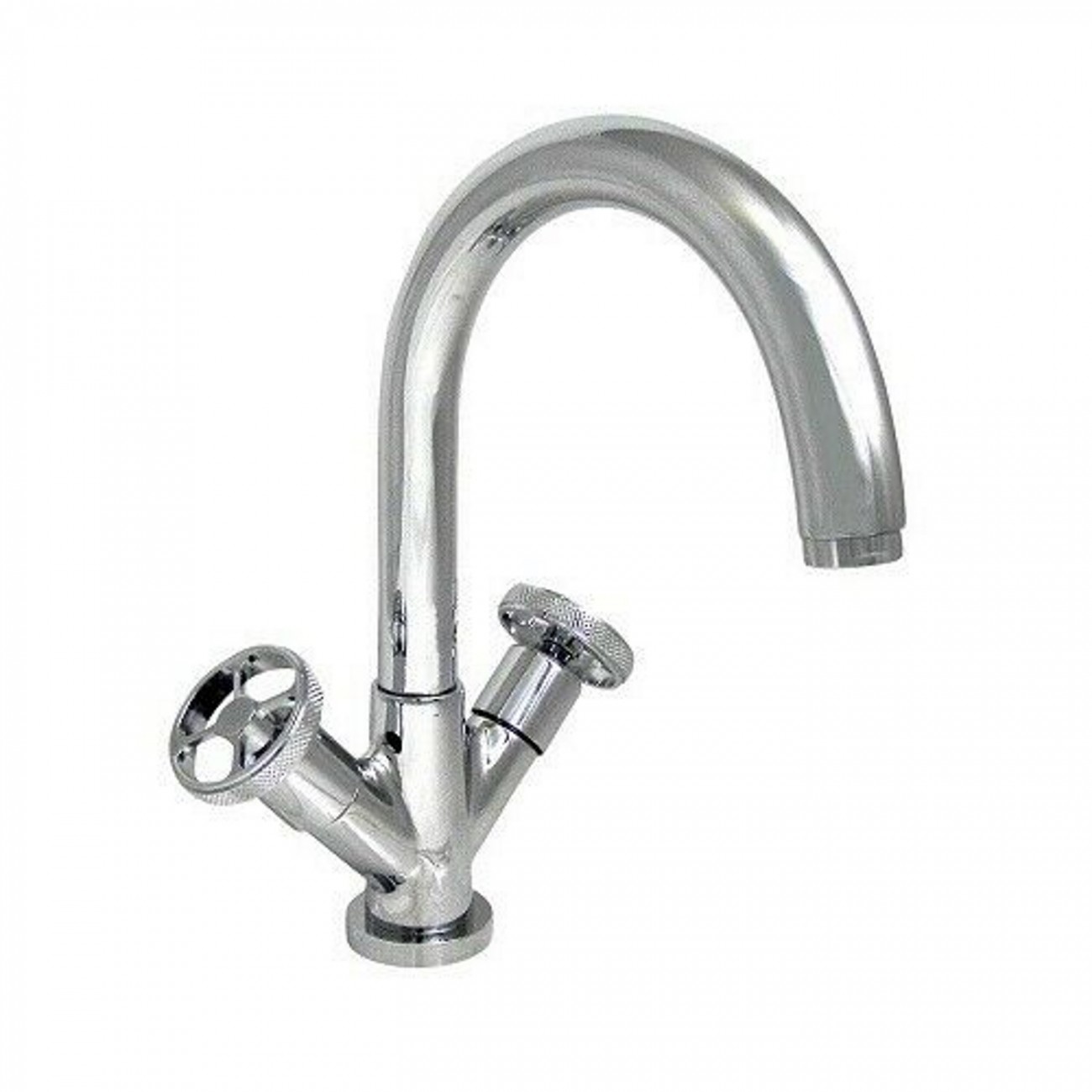Officina Nicolazzi Arena Basin single-hole mixer with swivel spout