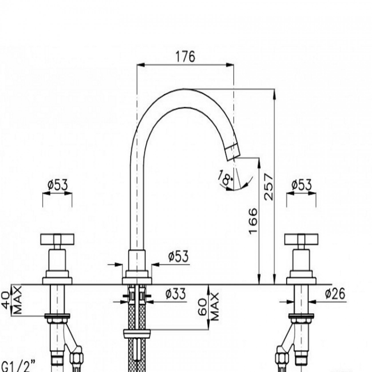 Officina Nicolazzi Monte Croce, Battery washbasin automatic discharge