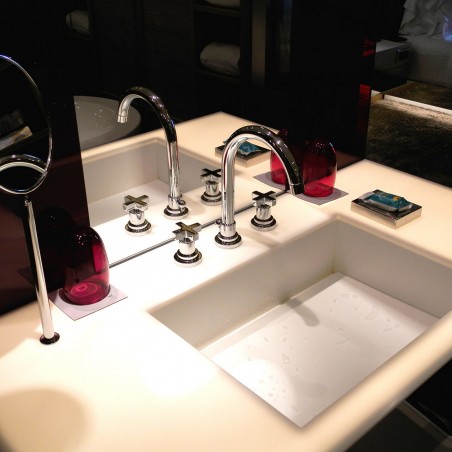 Officina Nicolazzi Monte Croce, Battery washbasin automatic discharge