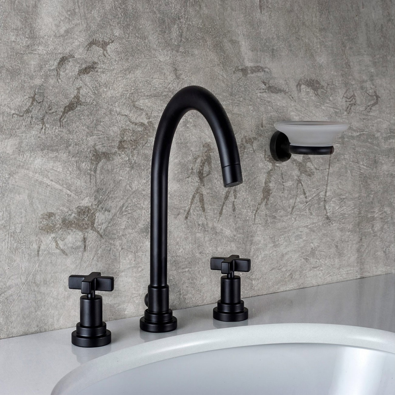 Officina Nicolazzi Monte Croce, Batterie de lavabo déchargée automatique