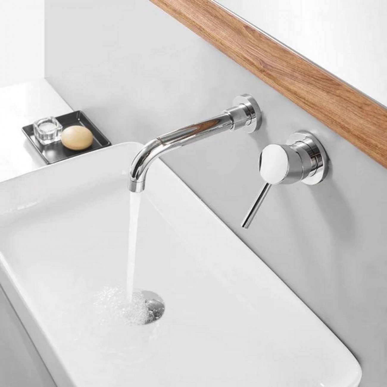 Officina Nicolazzi Monocomando Olympus, Monocommande lavabo encastré