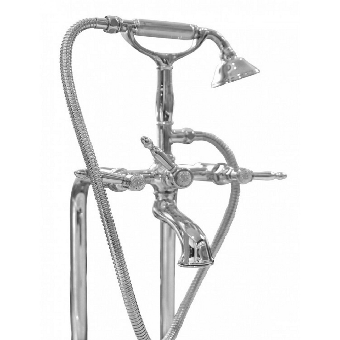 Officina Nicolazzi Impero, Outdoor bathtub with shower unit