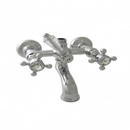 Officina Nicolazzi Half Dome Cristal Liberty, Gruppo vasca esterno con colonna doccia