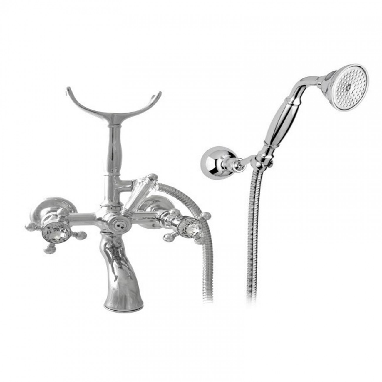 Officina Nicolazzi Half Dome Cristal Liberty, Groupe de bain avec douche extérieure duplex