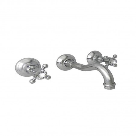 Officina Nicolazzi Half Dome Crystal Liberty, Battery washbasin wall mounted