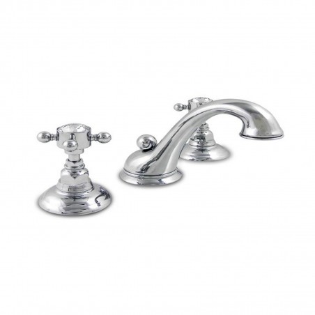 Officina Nicolazzi Half Dome Crystal Liberty, Batteria lavabo scarico automatico