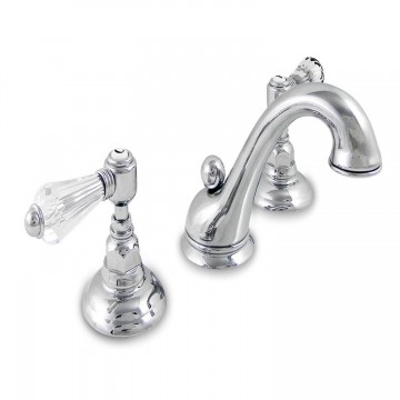 Officina Nicolazzi Half Dome Crystal Liberty, Batteria lavabo scarico automatico