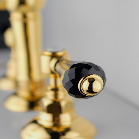 Officina Nicolazzi Half Dome Crystal Liberty, Batteria lavabo scarico automatico