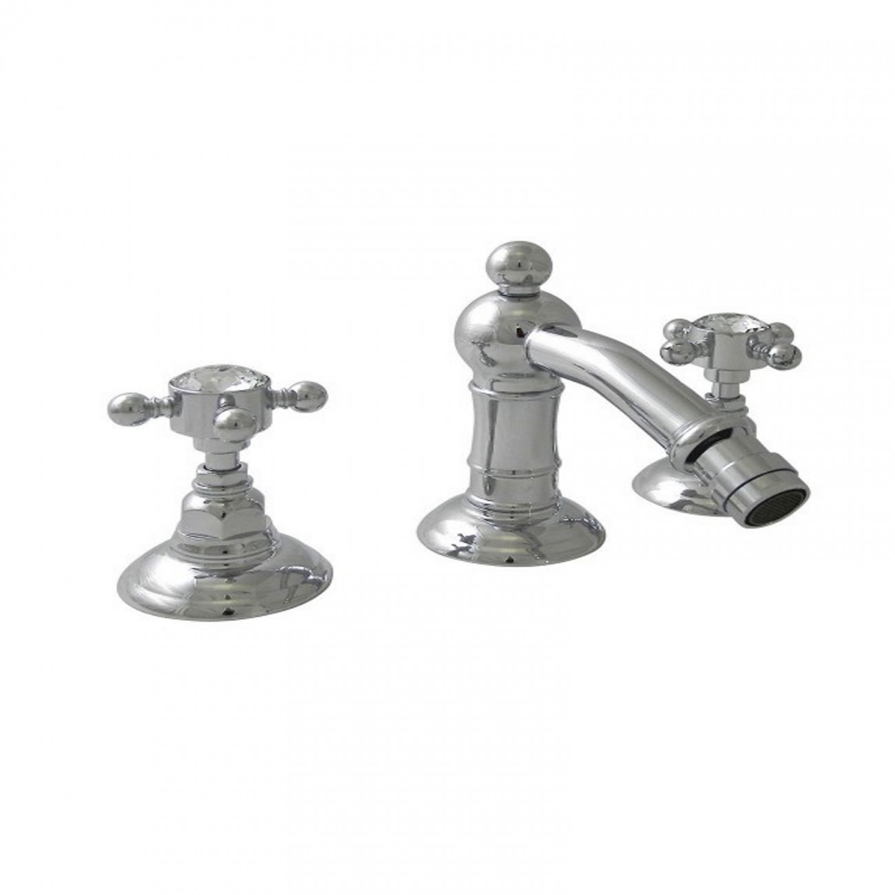 Officina Nicolazzi Half Dome Crystal Liberty, Batteria per bidet esterna