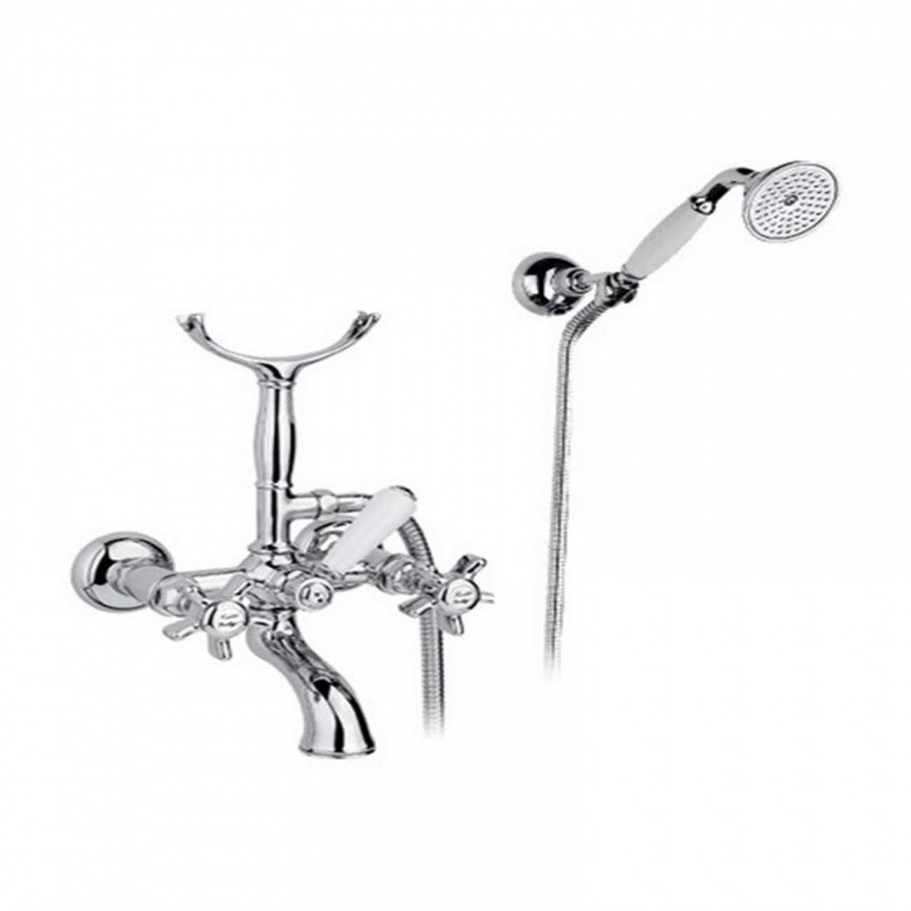 Officina Nicolazzi Tradizionale, Groupe baignoire avec douche extérieure duplex