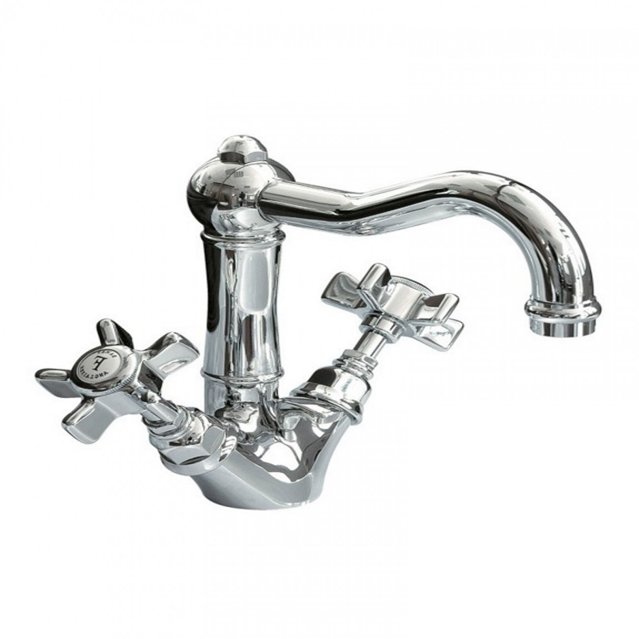 Officina Nicolazzi Tradizionale, Single-lever automatic discharge washbasin, swivel barrel